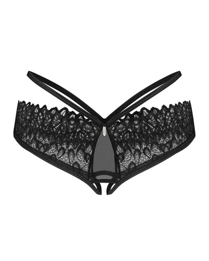 Donarella culotte ouverte - Noire NP – Obsessive – vue 5
