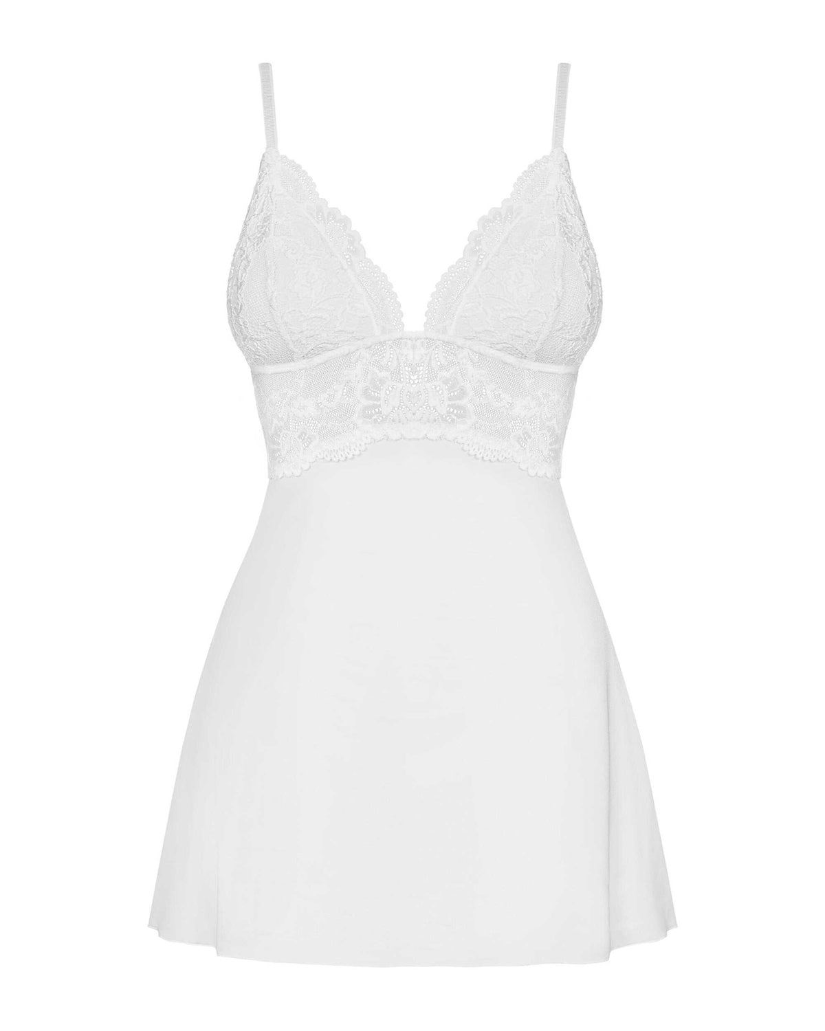 810-BAB-2 Babydoll – Blanc – Obsessive – vue 4