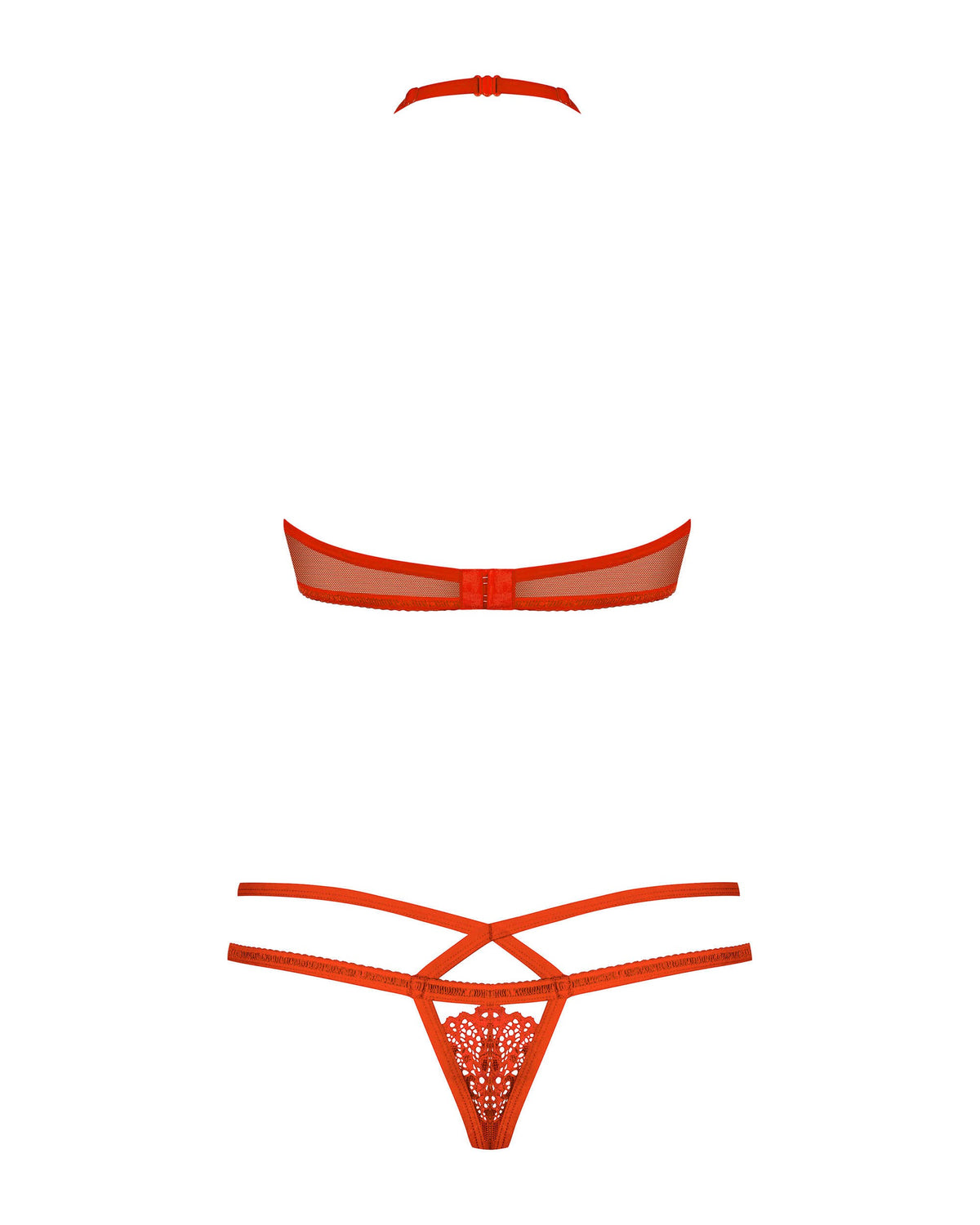 838-SET-3 Ensemble 2 pcs – Rouge – Obsessive – vue 4