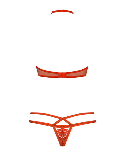 838-SET-3 Ensemble 2 pcs – Rouge – Obsessive – vue 4
