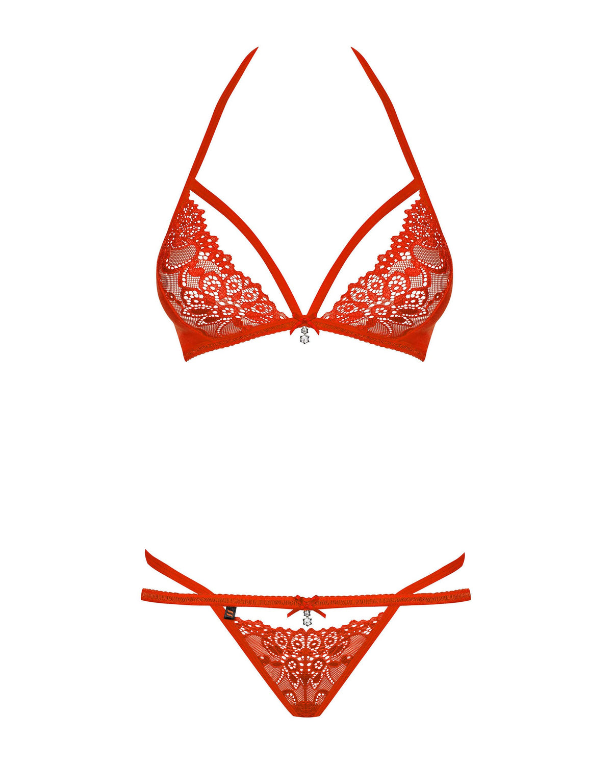 838-SET-3 Ensemble 2 pcs – Rouge – Obsessive – vue 5