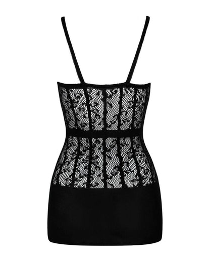 D605 Robe - Noir – Obsessive – vue 5