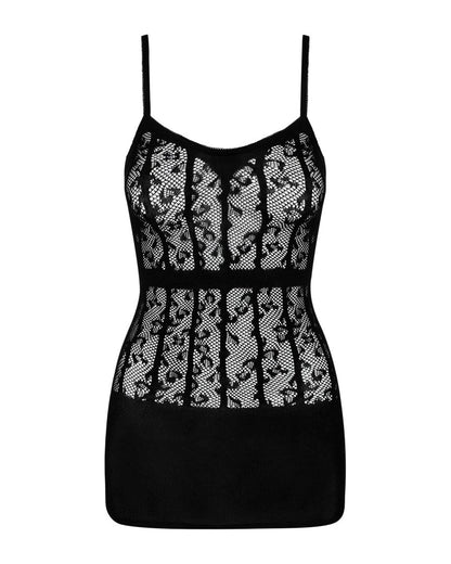 D605 Robe - Noir – Obsessive – vue 6
