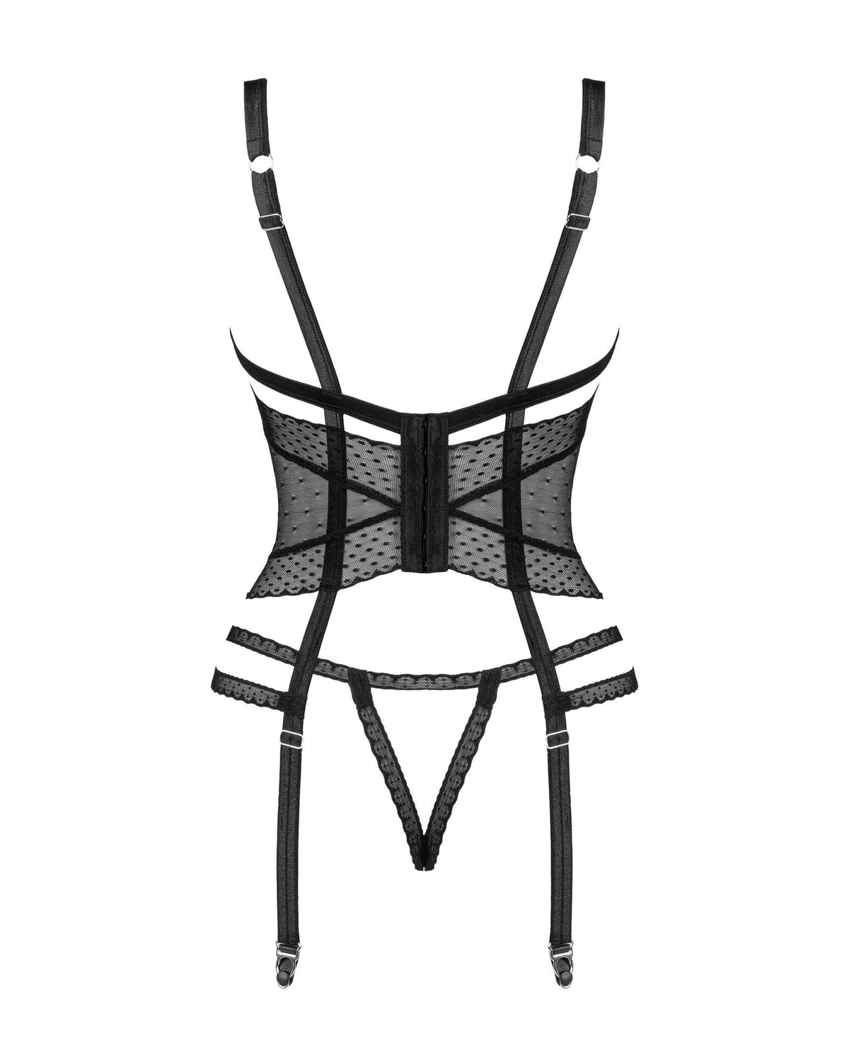 Lanelia Corset noir – Obsessive – vue 4