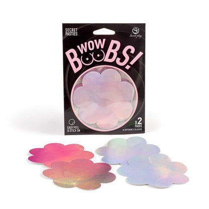 WOW BOOBS ! Cache-tétons fleur – Secret Play – vue 1