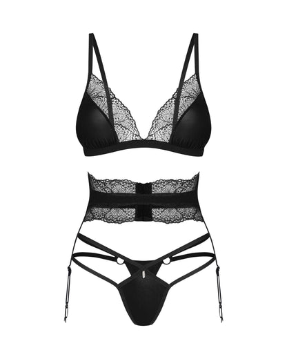 Lobellis ensemble 3 pièces - Noir – Obsessive – vue 6