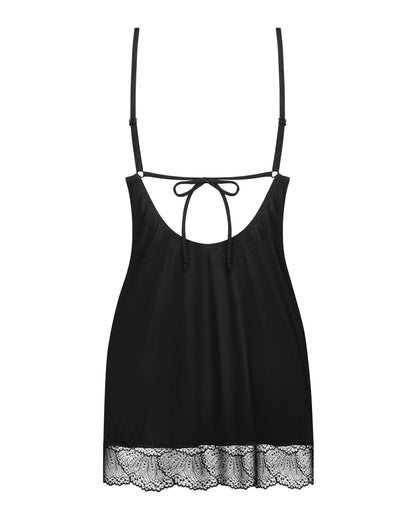 Lobellis nuisette et string - Noirs – Obsessive – vue 6