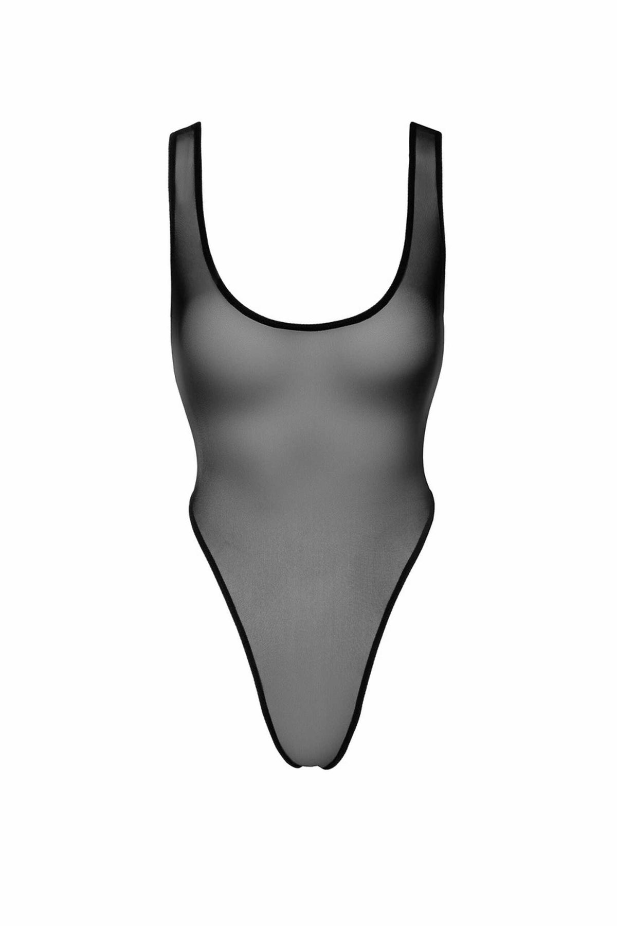 F322 Paparazzi body en maille élastique – Noir Handmade – vue 8