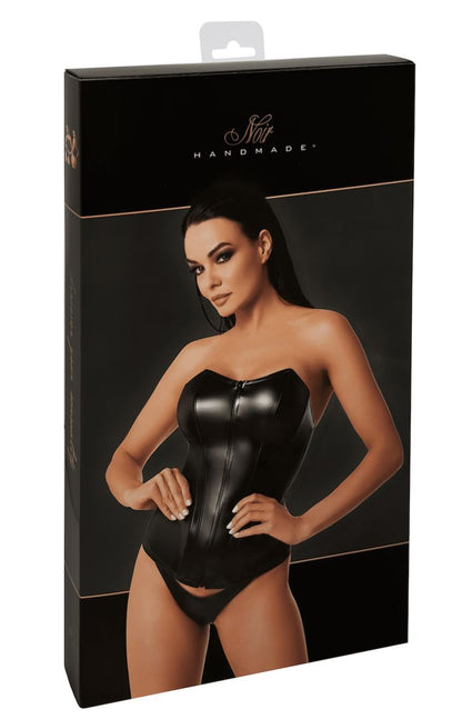 F334 Corset mysteria noir – Noir Handmade – vue 8
