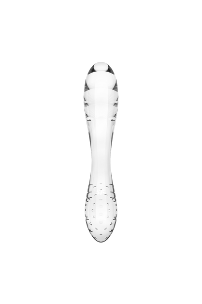 Gode en verre transparent haute qualité Dazzling Crystal 1 Satisfyer