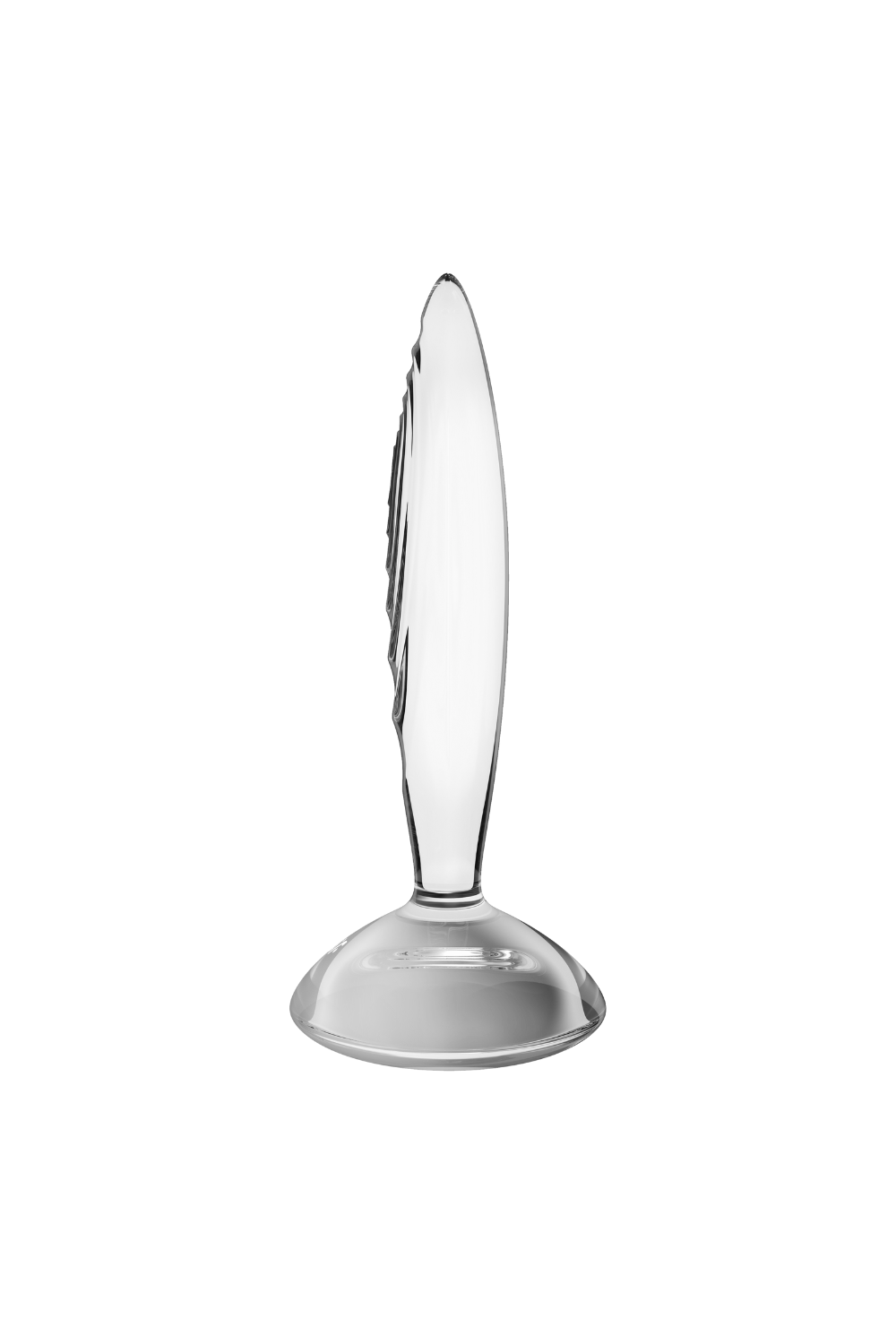 Gode anal en verre borosilicaté massif transparent Sparkling Crystal Satisfyer