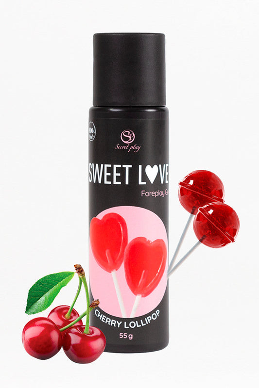 Gel comestible Cerise Lollipop 3671 - 60 ml – Secret Play – vue 1