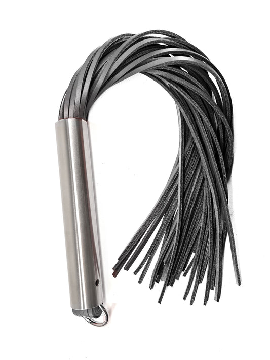 Martinet homme manche métal lanières en cuir RIGIDE – The Sinners – vue 1