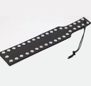 Paddle en Cuir Clous Noir – The Sinners – vue 1