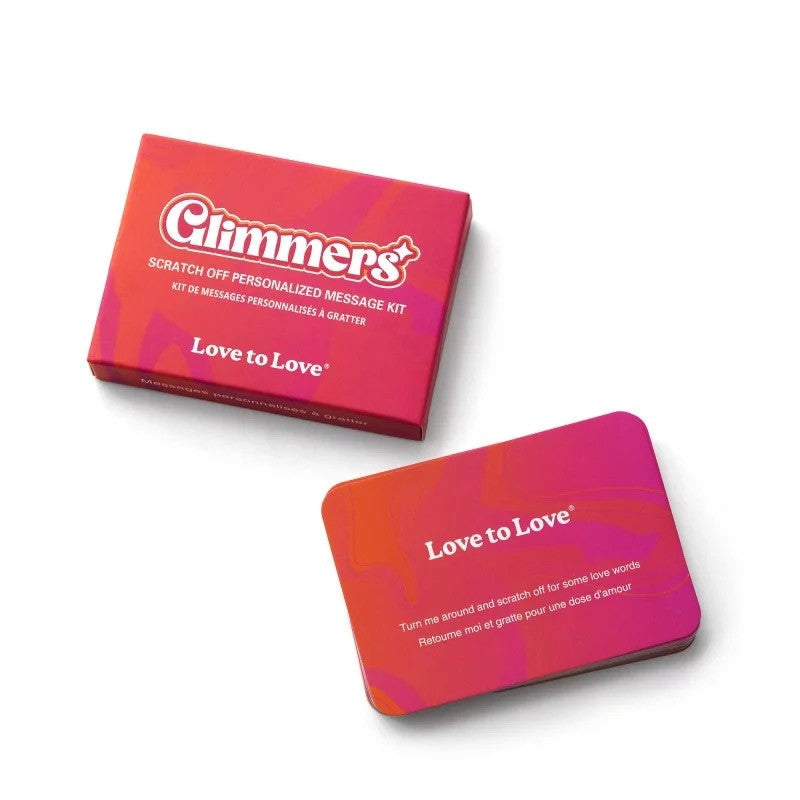 GLIMMERS - KIT DE MESSAGES PERSONNALISABLE – Love to Love – vue 1