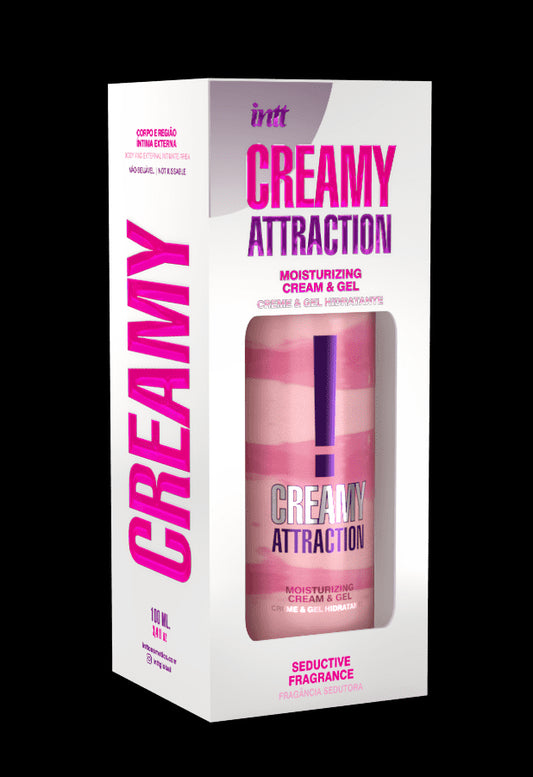 Creamy attraction Seduction – Crème et gel de massage embrassable parfum aphrodisiaque – INTT Cosmétiques – vue 1
