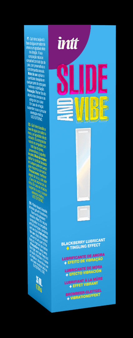Slide and vibe ! Lubrifiant à base d'eau avec vibration – INTT Cosmétiques – vue 1