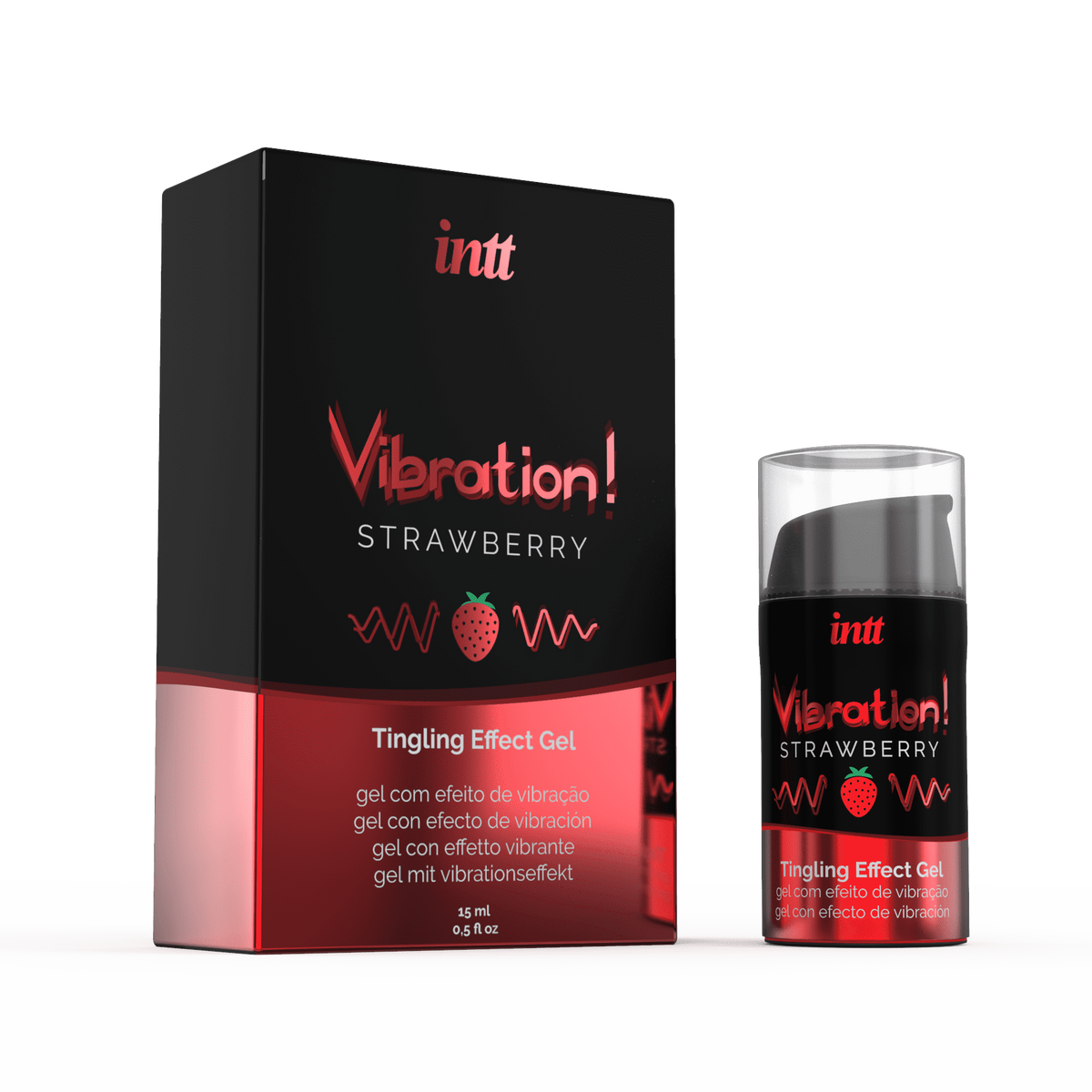 Vibration Strawberry ! Vibrateur liquide – INTT Cosmétiques – vue 3