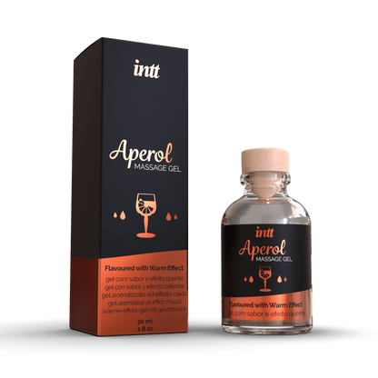 Massage gel Aperol – Gel embrassable – INTT Cosmétiques – vue 1
