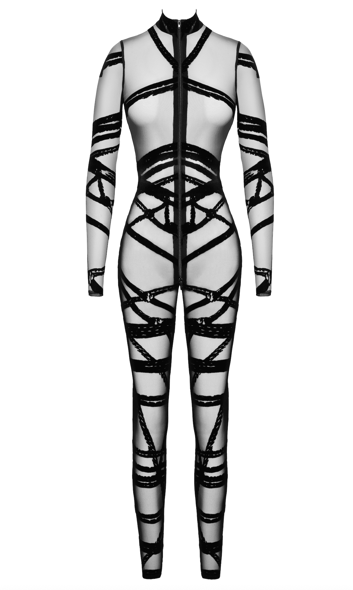 F357 Combinaison Bondesque – Noir Handmade – vue 7