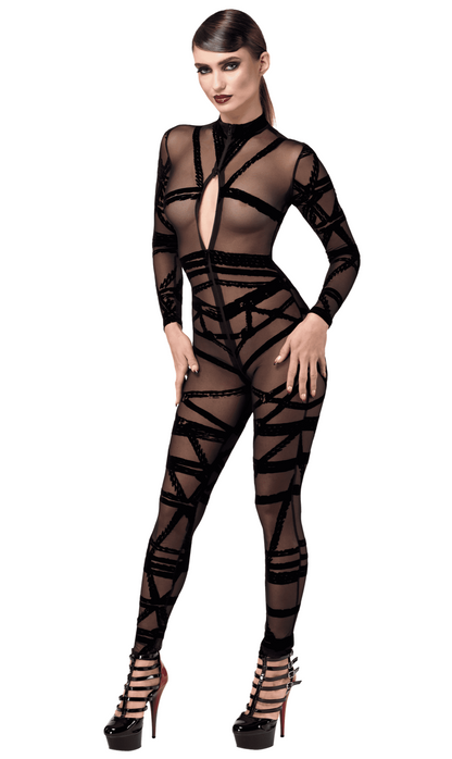 F357 Combinaison Bondesque – Noir Handmade – vue 1