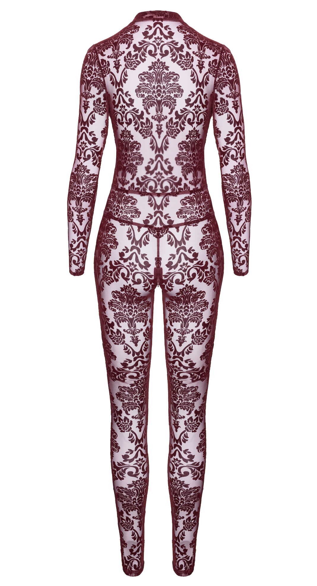 F382 Kink Royal Catsuit – Noir Handmade – vue 6