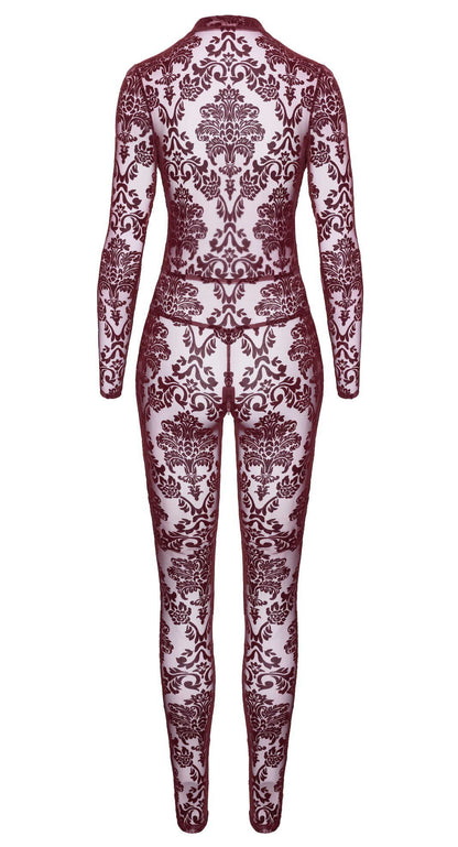 F382 Kink Royal Catsuit – Noir Handmade – vue 6