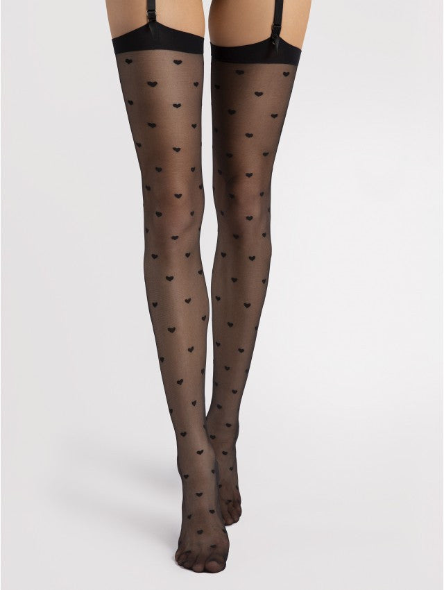 Love booster Bas 15 DEN – Noir – Fiore – vue 4