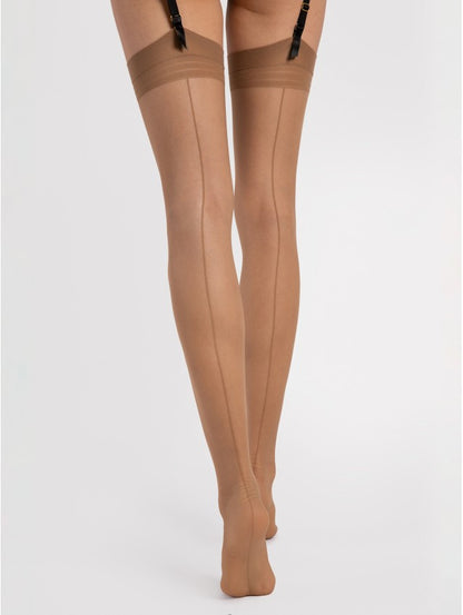 Marlena Bas 20 DEN - Tan – Fiore – vue 1