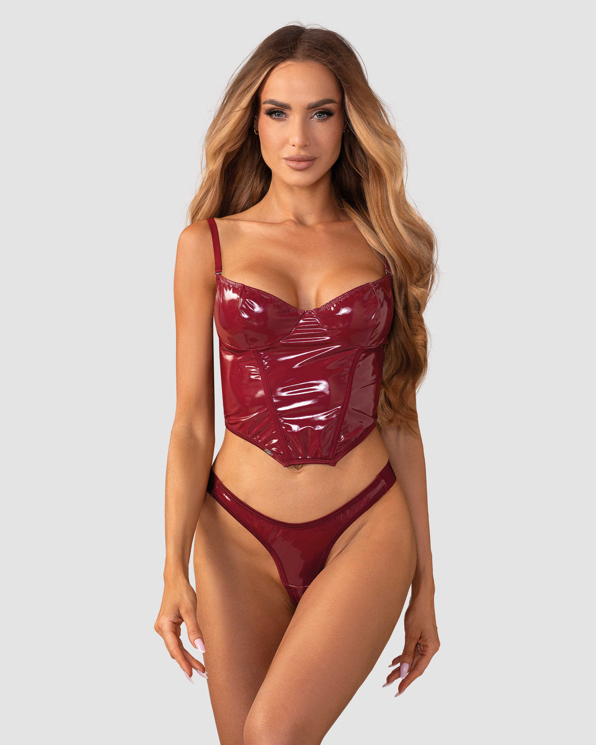 Redya Corset et string rouge – Obsessive – vue 2