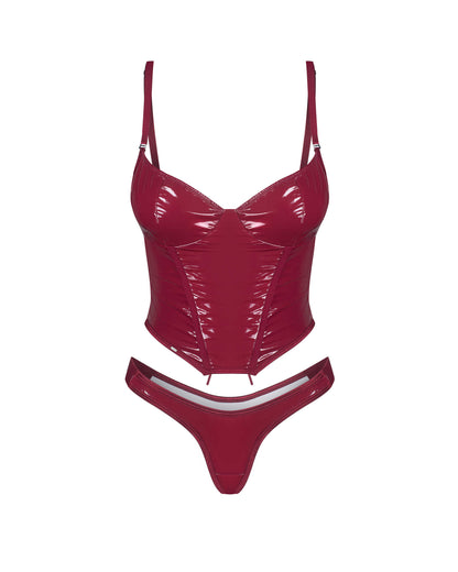 Redya Corset et string rouge – Obsessive – vue 6