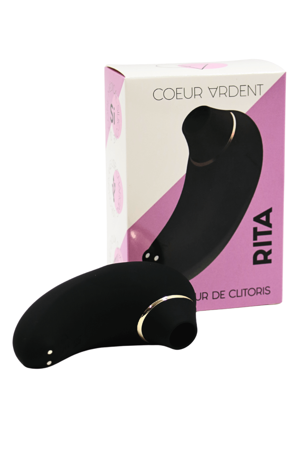 Stimulateur clitoridien RITA à ondes de succion Cœur Ardent
