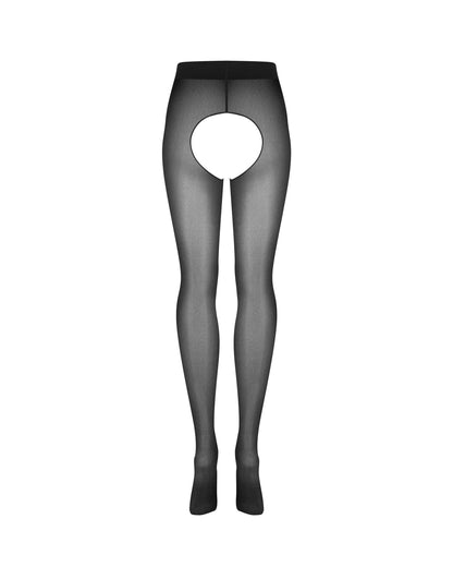 Collants ouverts noirs Norless Girl – Obsessive – vue 3