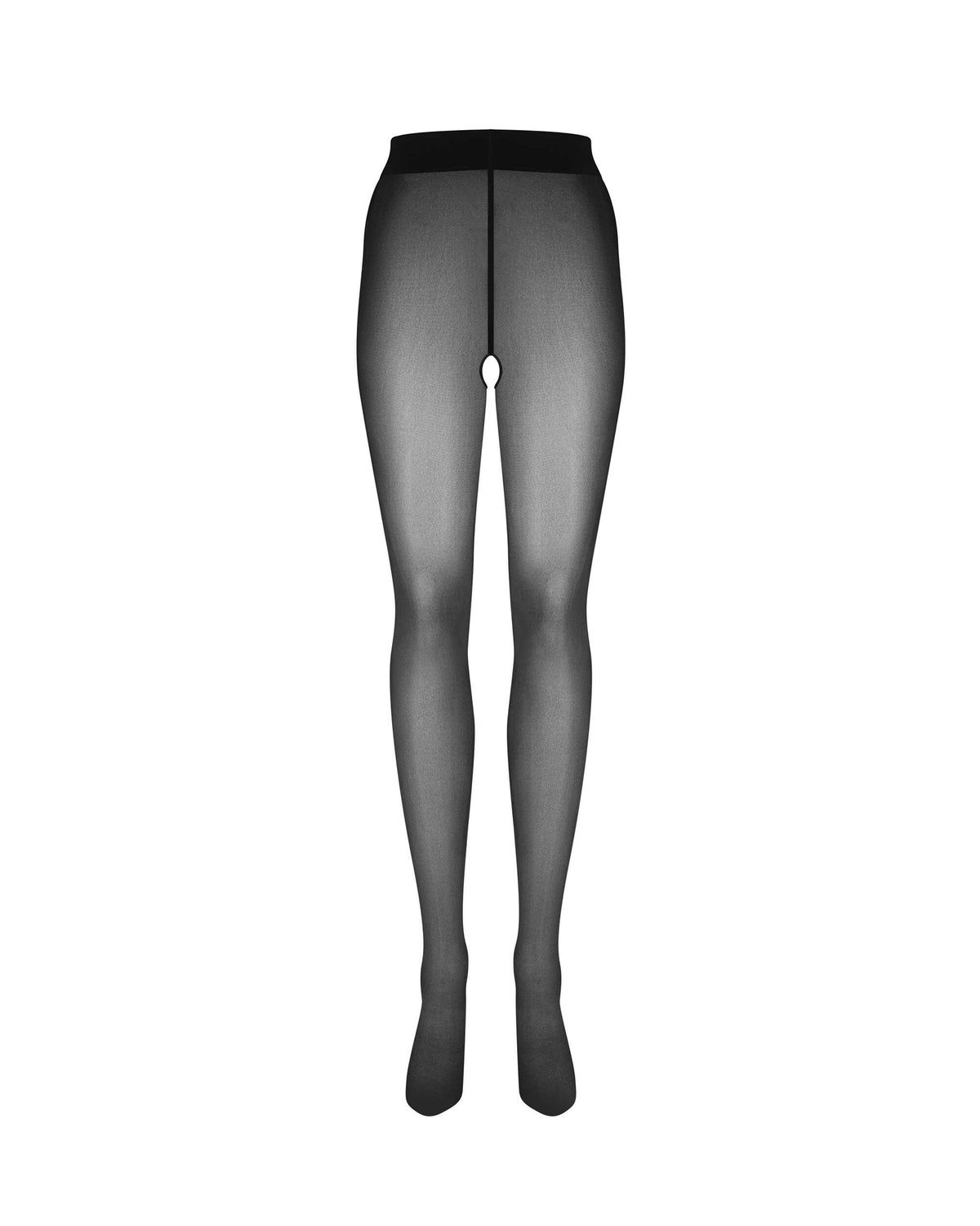 Norless MESS Collants ouverts noir – Obsessive – vue 1