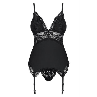 810-COR-1 Guêpière - Noir – Obsessive
