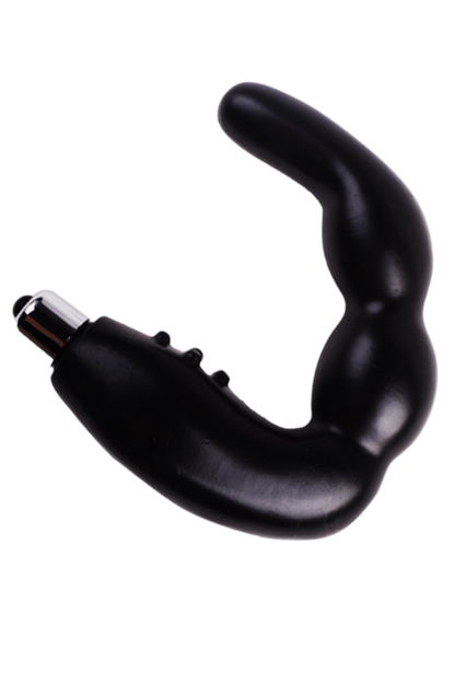 Stimulateur de Prostate Vibrant Noir + 1 dosette lubrifiant — Pocket Pleasure