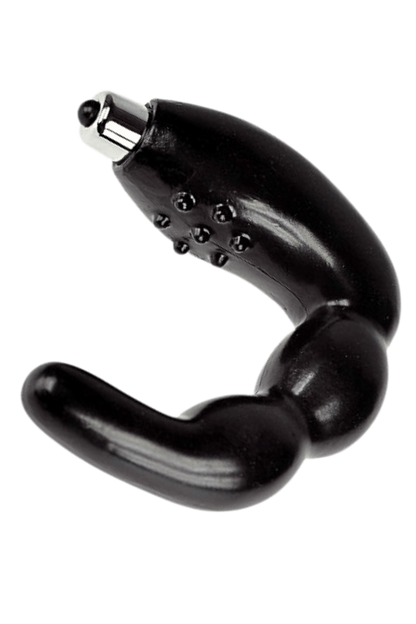 Stimulateur de Prostate Vibrant Noir + 1 dosette lubrifiant — Pocket Pleasure