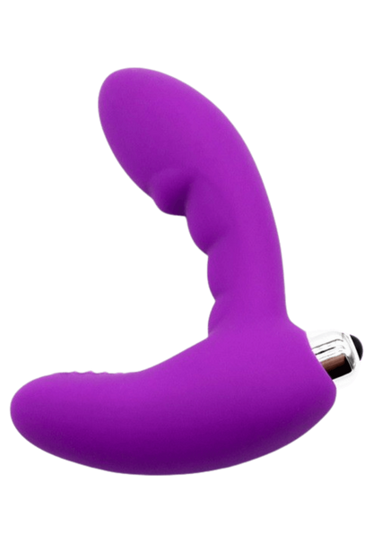 Vibromasseur anal violet stimulateur de prostate Pocket Pleasure + 1 dosette lubrifiant