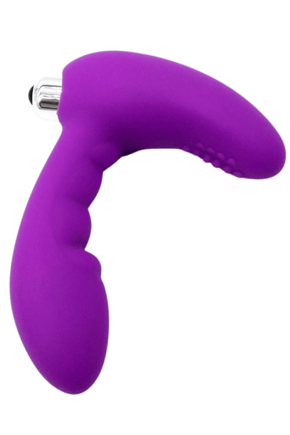 Vibromasseur anal violet stimulateur de prostate Pocket Pleasure + 1 dosette lubrifiant