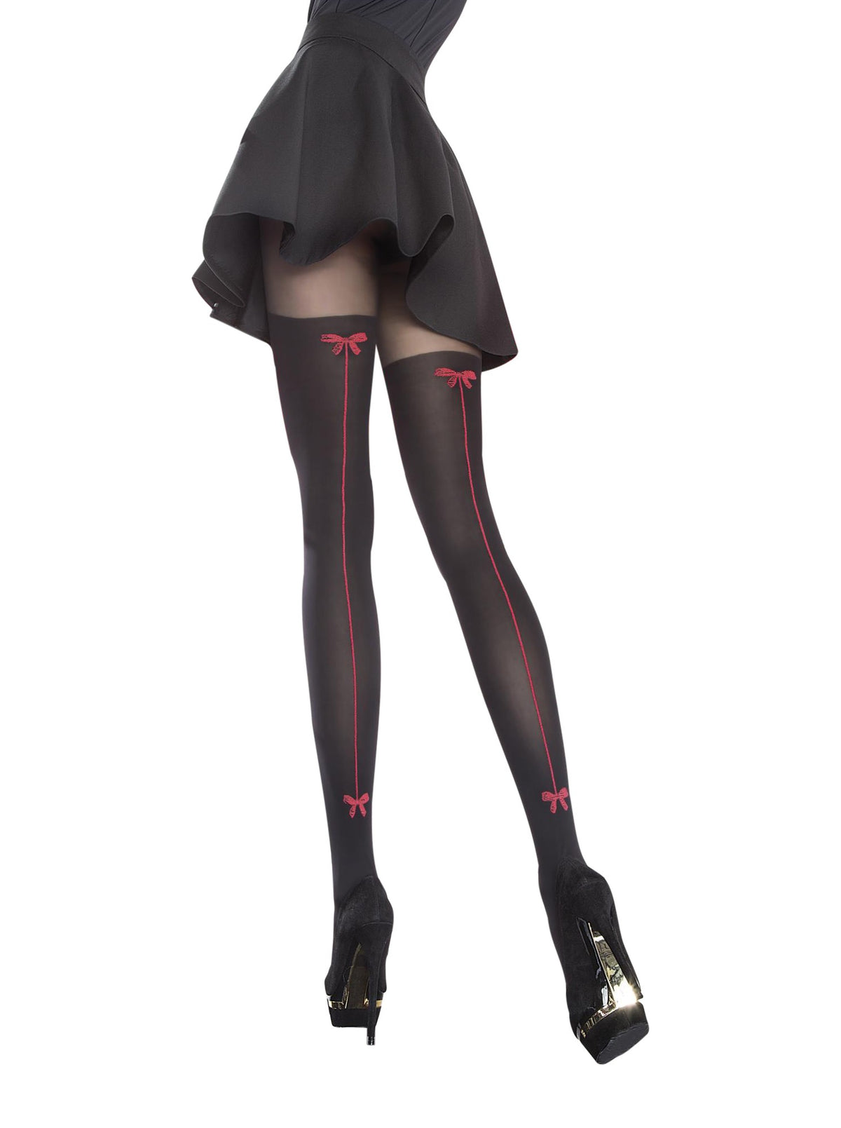 Canella Collants 40 DEN – Noir – Fiore – vue 3