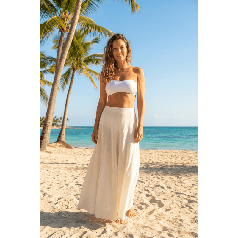 Bandeau de poitrine blanc Be lily Mode