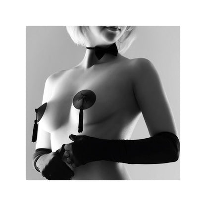 Cache-tétons Burlesque Noir Bijoux Indiscrets
