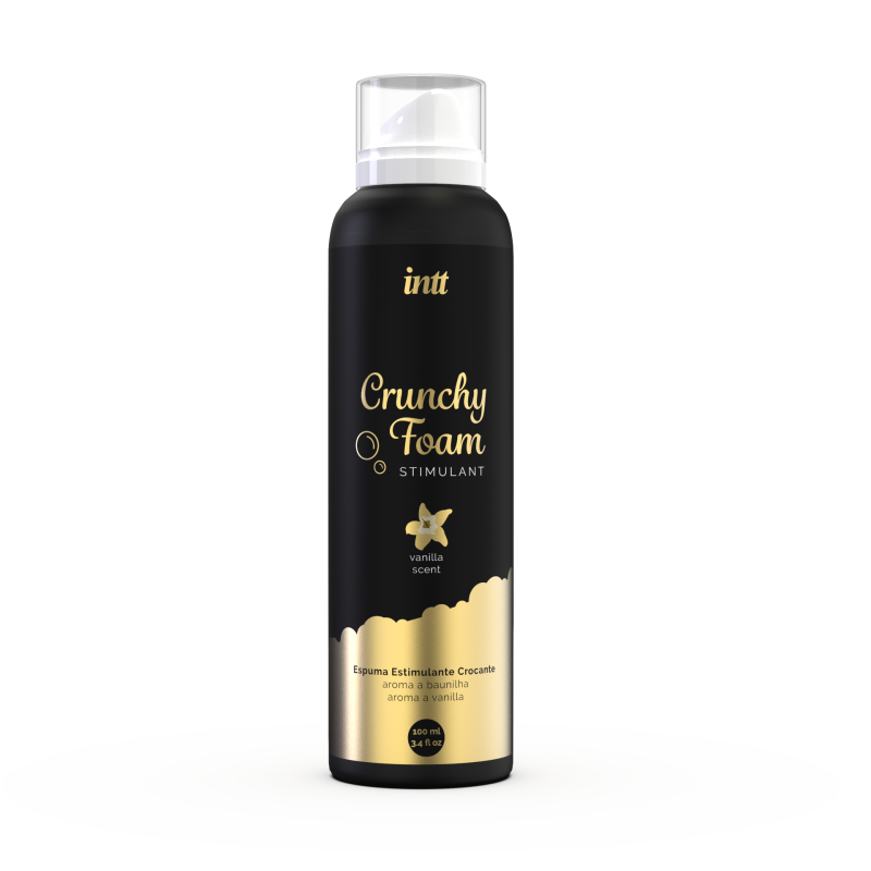 Crunchy foam vanilla - Mousse crépitante et hydratante vanille – INTT Cosmétiques – vue 1