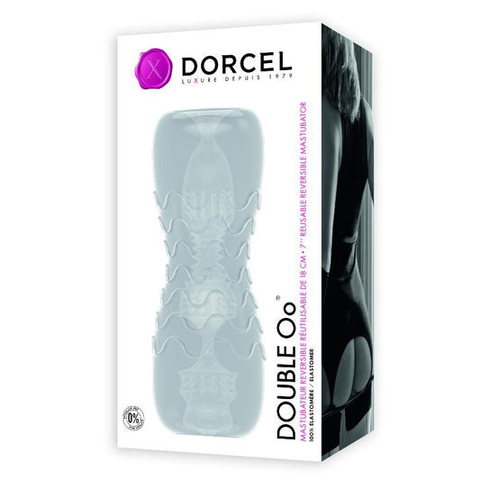 Masturbateur Double OO 2-en-1 blanc Dorcel