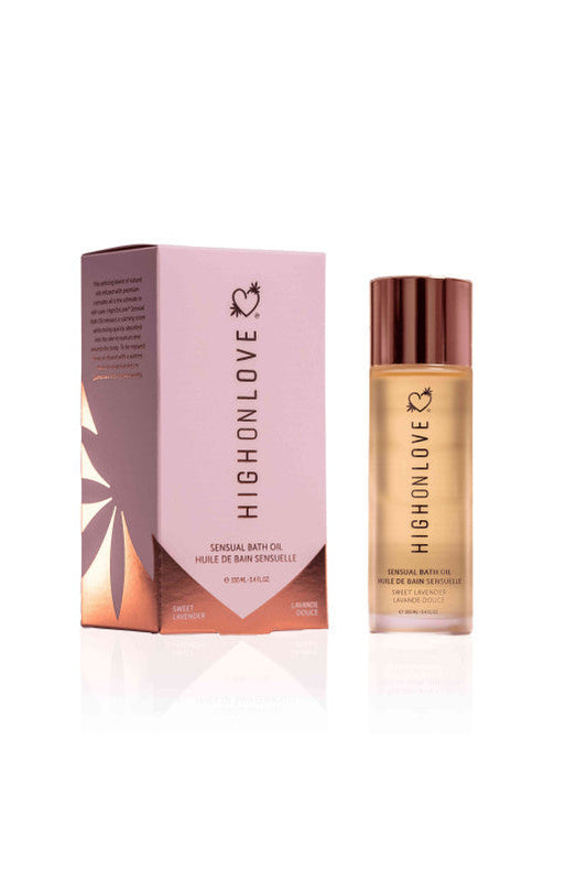 Huile de bain sensuelle à la lavande douce 100 ml High On Love