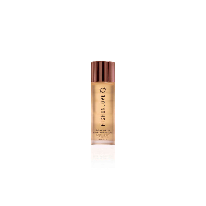 Huile de bain sensuelle à la lavande douce 100 ml High On Love
