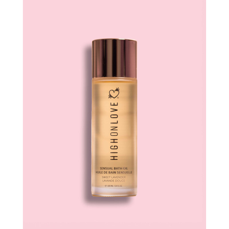 Huile de bain sensuelle à la lavande douce 100 ml High On Love