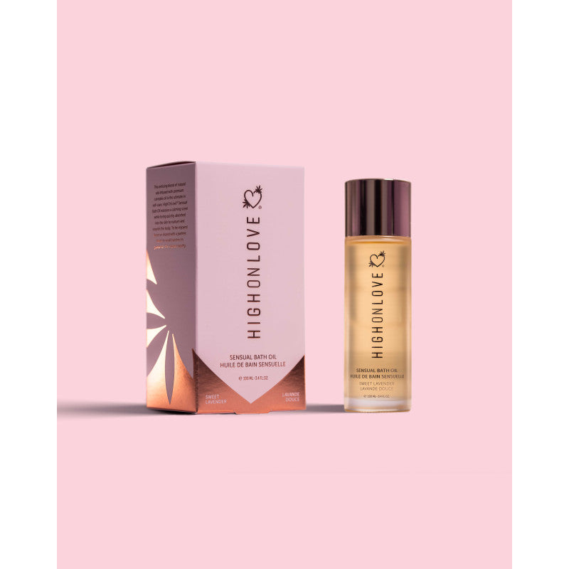 Huile de bain sensuelle à la lavande douce 100 ml High On Love