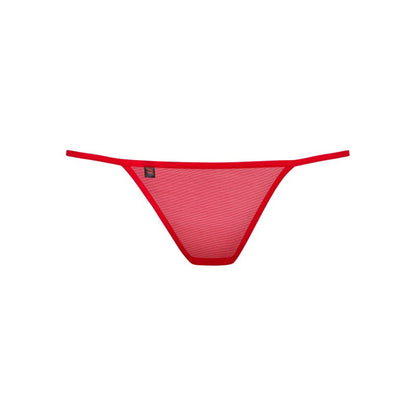 String Luiza rouge brodé – Obsessive