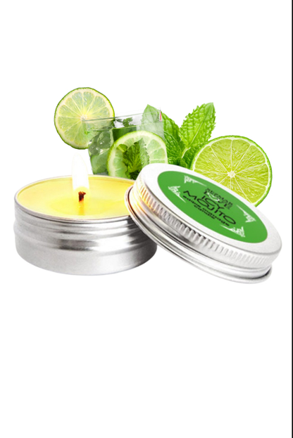 Mini Bougie de massage mojito 30ml 100% naturelle Sezmar